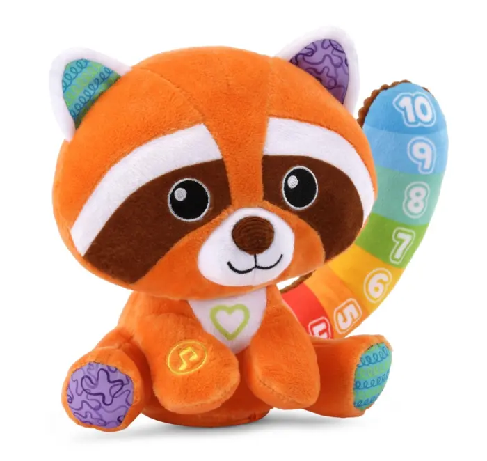 LeapFrog Panda e kuqe interaktive prej pelushi Colourful Counting