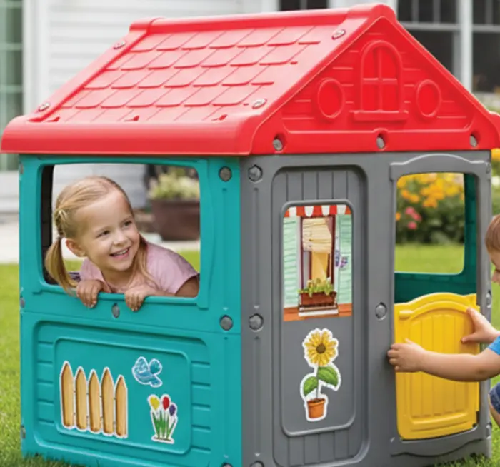 MGS Play House children’s playhouse, 117 cm, for indoor and outdoor use