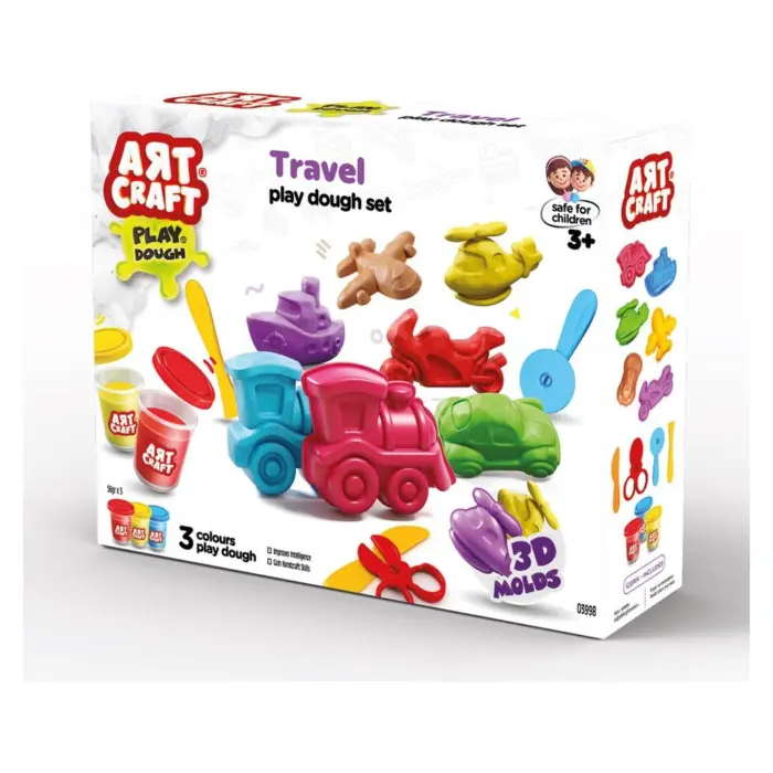 ART CRAFT Сет пластелин 3D возила, 168 g, 03998
