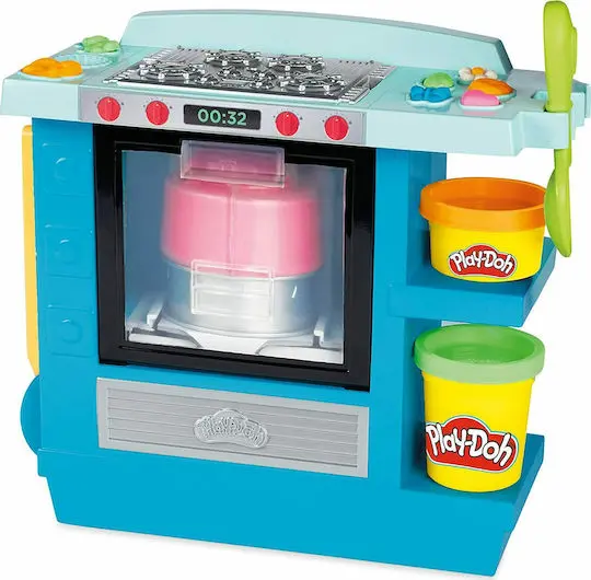 Play-Doh Kitchen Creations Rising Cake Oven – Play‑Doh cake making set with oven and 5 tubs of play dough