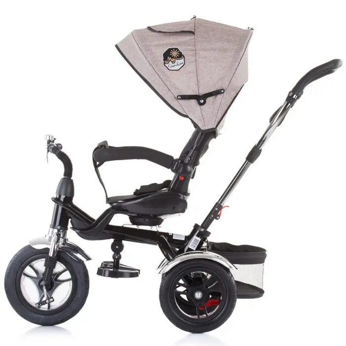 Chipolino Arena 360 tricycle with rotating seat and canopy, Latte (beige) – image 2