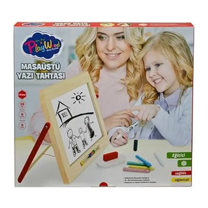 PlayWood Tabelë druri për shkrim dhe vizatim për tavolinë