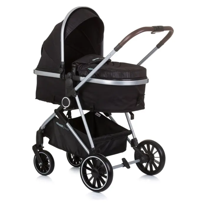 Chipolino Aura 2-in-1 baby stroller, black