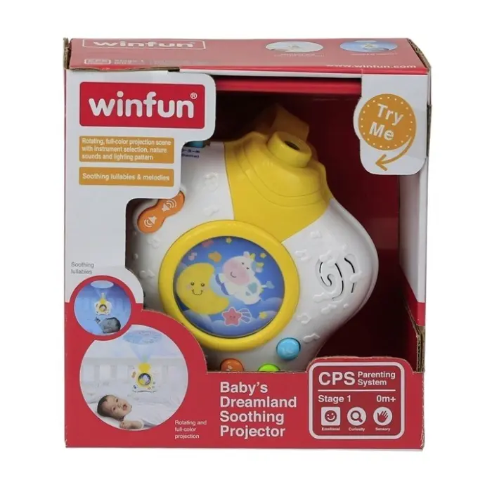Winfun Музички проектор за бебиња Baby's Dreamland Soothing Projector – слика 3