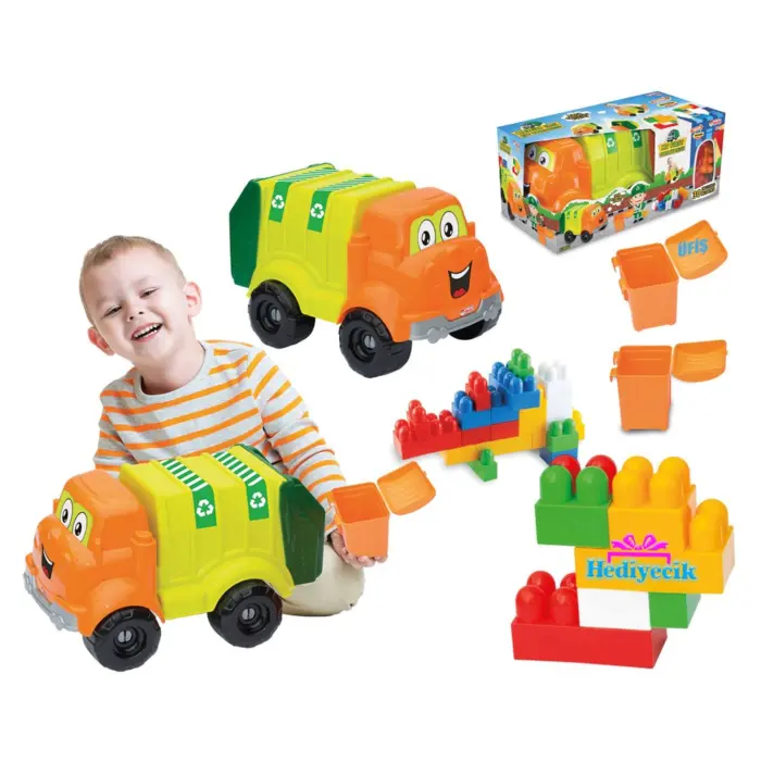 DEDE My First Garbage Truck with 30 blocks