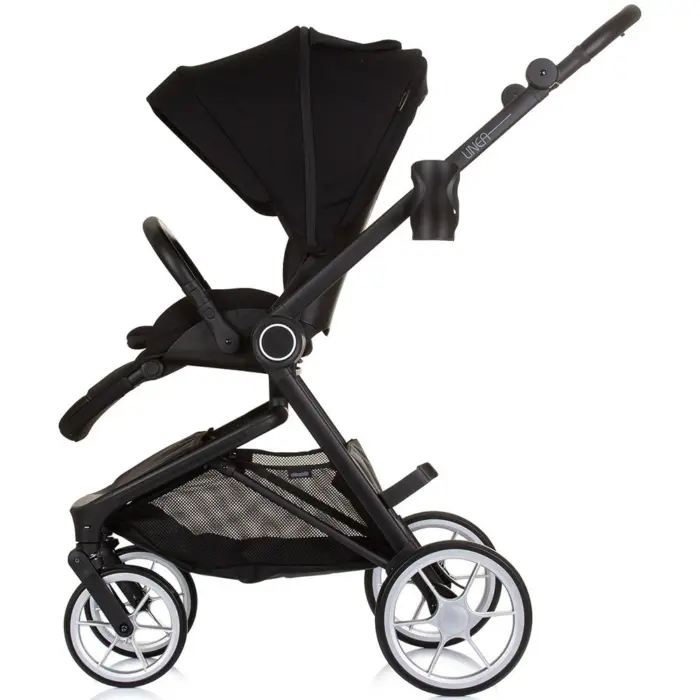 Chipolino Linea baby stroller, obsidian