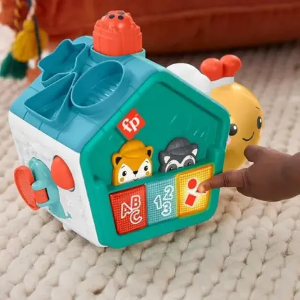 Fisher-Price 2‑in‑1 interactive snail toy for babies