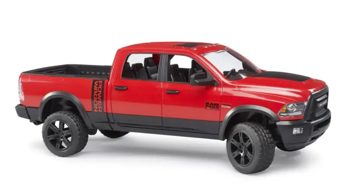 Bruder Пикап RAM 2500 Power Wagon со 4 врати, 1:16, црвен
