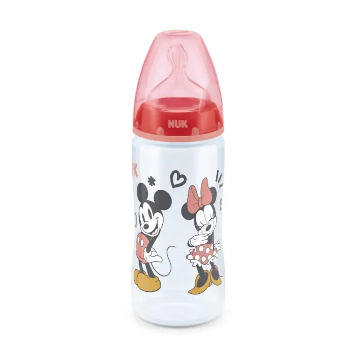 NUK Шише First Choice+ Disney Mickey/Minnie, 300 ml, 6–18 месеци (асортиман) – слика 2