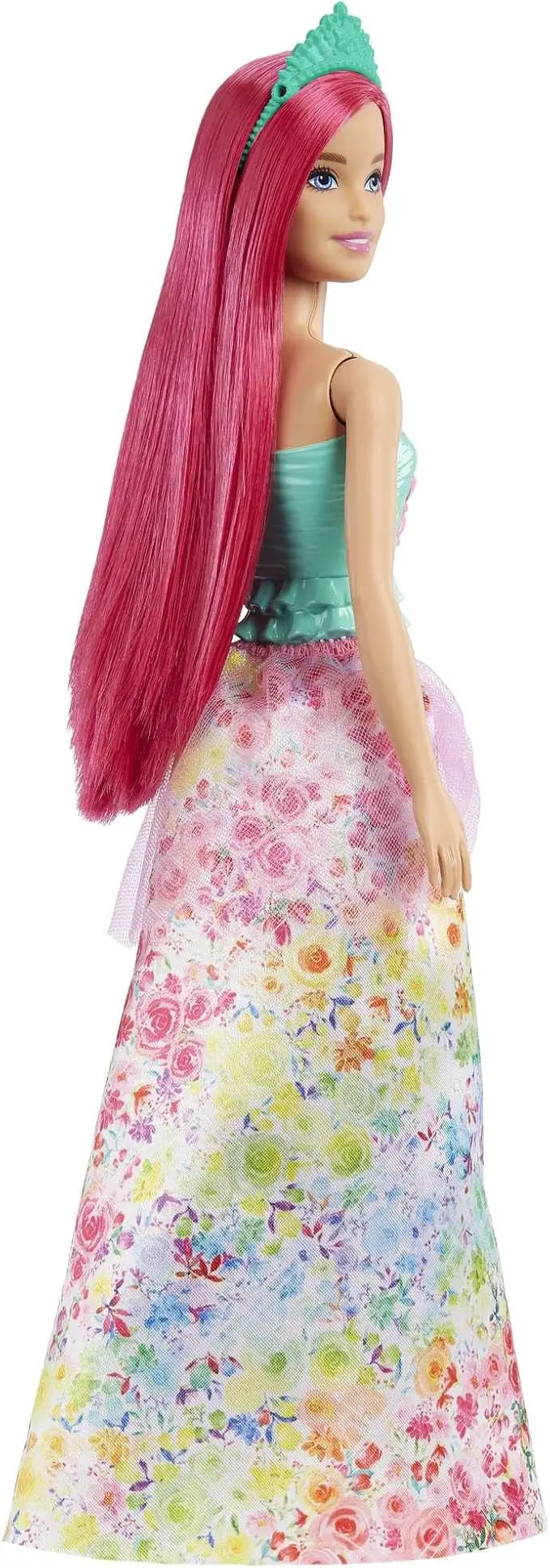 Barbie Dreamtopia Royal doll with a sparkly top, royal skirt and hair accessories