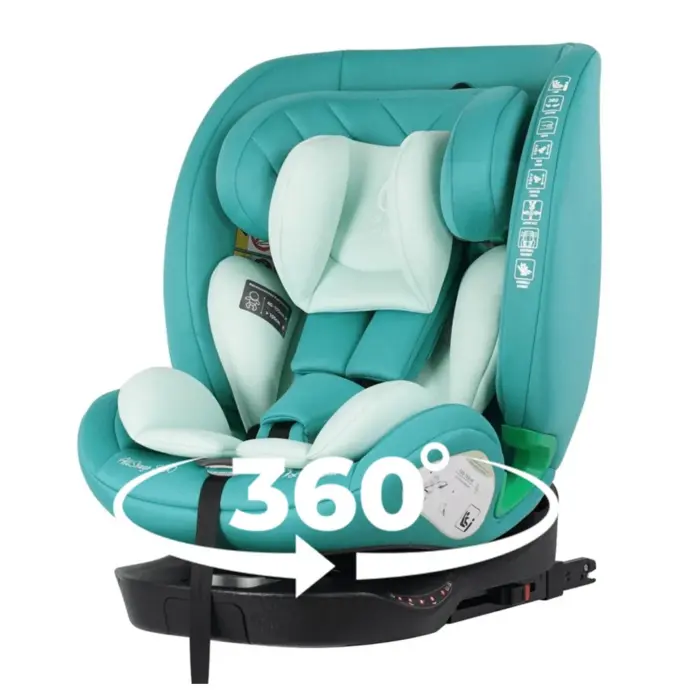 Baby Mascot Guardian GBD18 i-Size 360° car seat with ISOFIX, 40–150 cm, turquoise