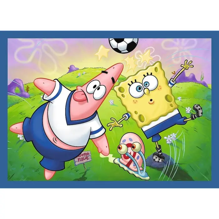 Trefl Puzzle 4 në 1 SpongeBob – Jeta nënujore, 35, 48, 54 dhe 70 pjesë – foto 6