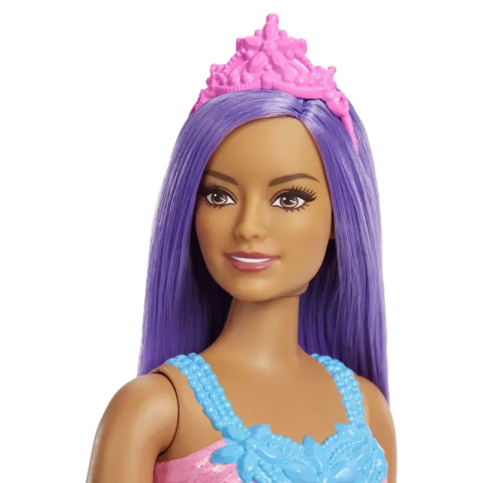 Barbie Кралска кукла Dreamtopia, виолетова коса, 31 cm – слика 3