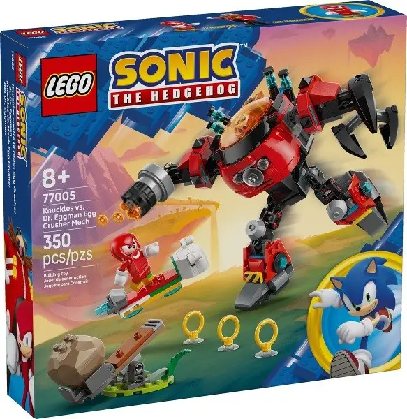 LEGO® Sonic the Hedgehog Knuckles kundër Dr. Eggman: roboti Egg Crusher (77005) – foto 2