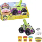 Play‑Doh Wheels Chompin’ Monster Truck – set with 4 tubs of play dough and a multifunctional monster truck