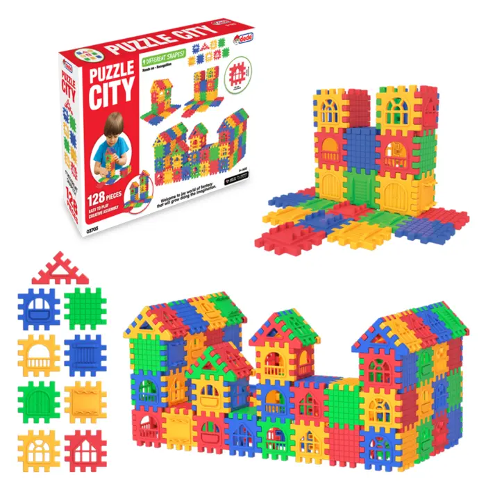 SET PUZZLE KALA/SHTËPI 128 PJESË