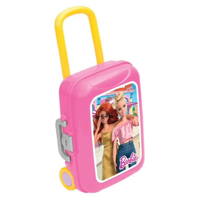 DEDE Barbie beauty salon in a wheeled suitcase, 18 pieces, 03486