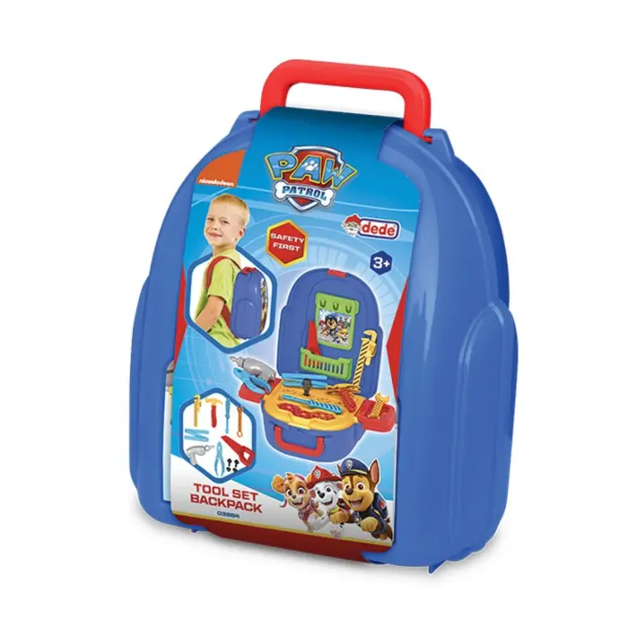 Dede Сет детски алат Paw Patrol во ранец-работна маса, 12 делови – слика 3