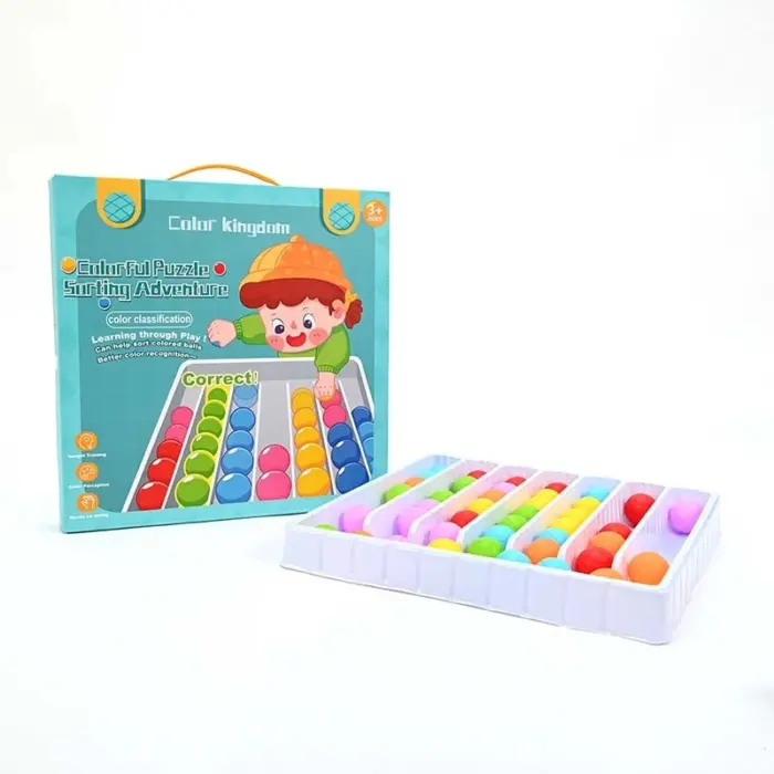 Color Kingdom logic ball game for sorting by colour