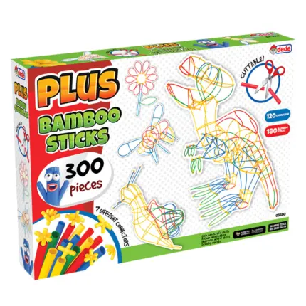 FLEXIBLE BAMBOO STICKS 300 Pieces