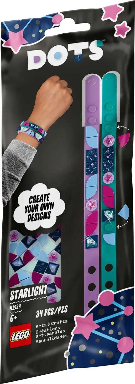 LEGO® DOTS Ѕвездени нараквици – Starlight Bracelets (41934) – слика 2