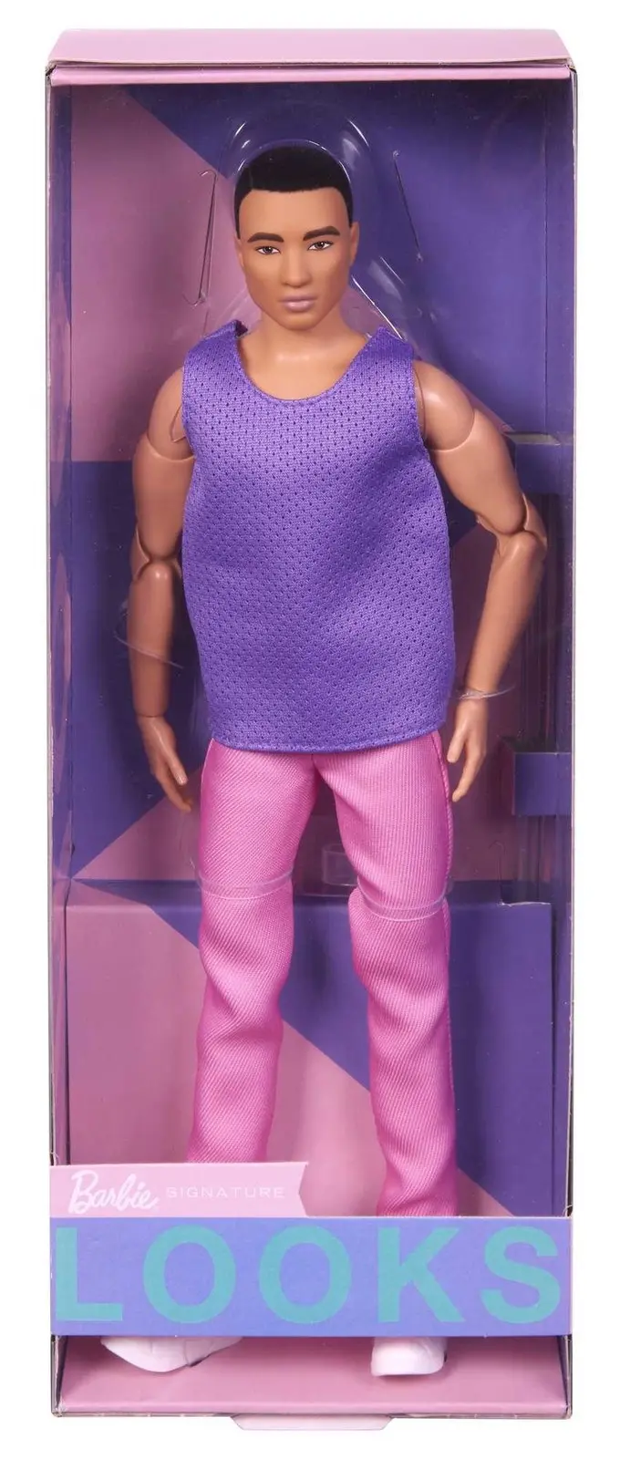 Barbie Kukull koleksioni Ken Signature Looks, trup i lëvizshëm
