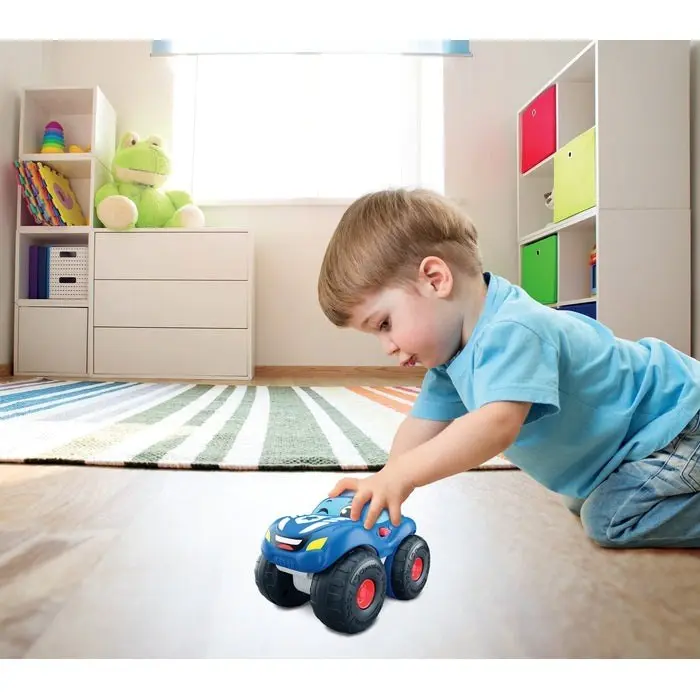 Clementoni Baby Полициски автомобил Roger со звук и светла, на повлекување – слика 4