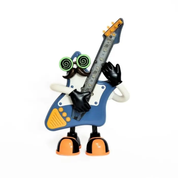 Танцувачка играчка гитара Mr. Rock со светла и музика – слика 3