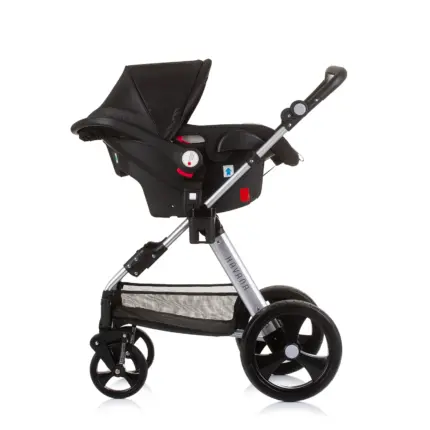Karrocë për bebe Havana- Obsidian/Silver