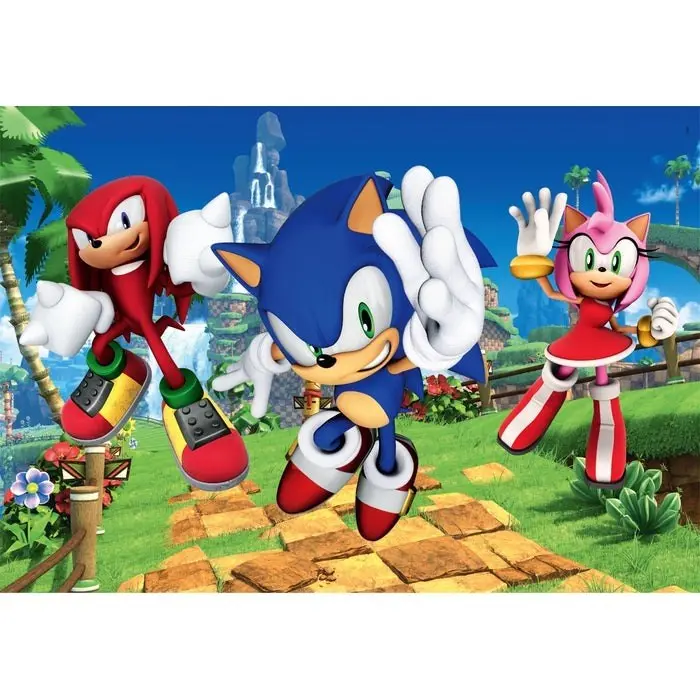 Clementoni Сложувалка Supercolor Sonic the Hedgehog, 104 парчиња