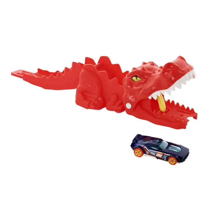 Hot Wheels City Nemesis launcher with car, assorted (T-Rex or shark) – image 3