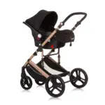 Baby Stroller Amore- Obsidian/Gold
