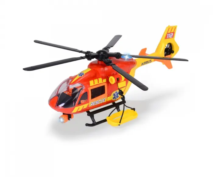 Dickie Toys Хеликоптер за брза помош Airbus H145, 36 cm, светло и звук