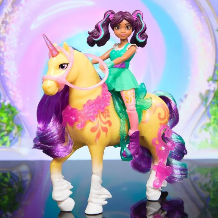 Unicorn Academy Ava Doll and Leaf Unicorn, The Power of Friendship Set – image 4