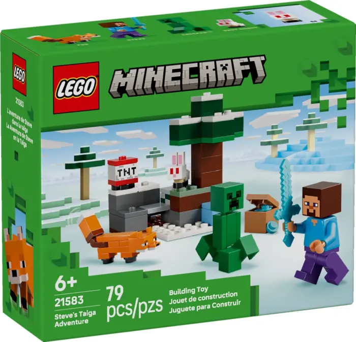 LEGO® Minecraft Steve's Taiga Adventure (21583)