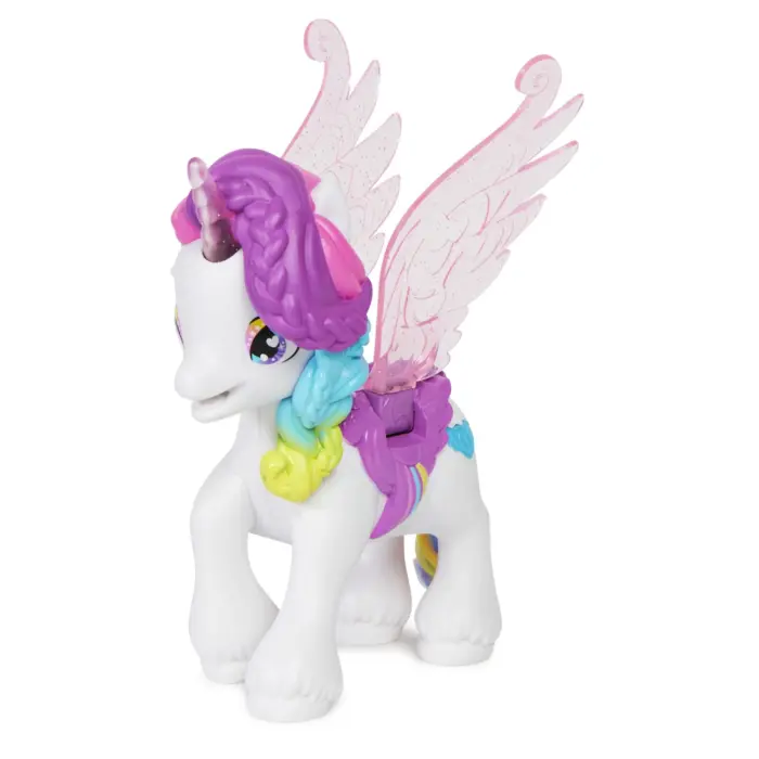 Hatchimals Hatchicorn Rainbow-cation interactive unicorn with wings and 2 babies – image 3