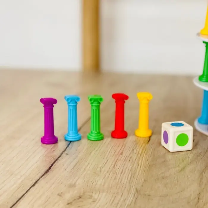 Друштвена игра Collapsing Game – кула што се урива, 13 прстени и 60 столбчиња – слика 3