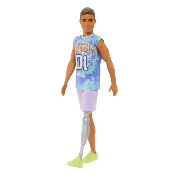 Barbie Кукла Ken Fashionistas со протеза, tie-dye дрес – слика 3