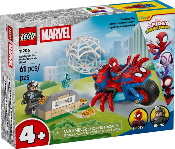 LEGO® Marvel Spidey on His Motorbike vs. Rhino (11206)