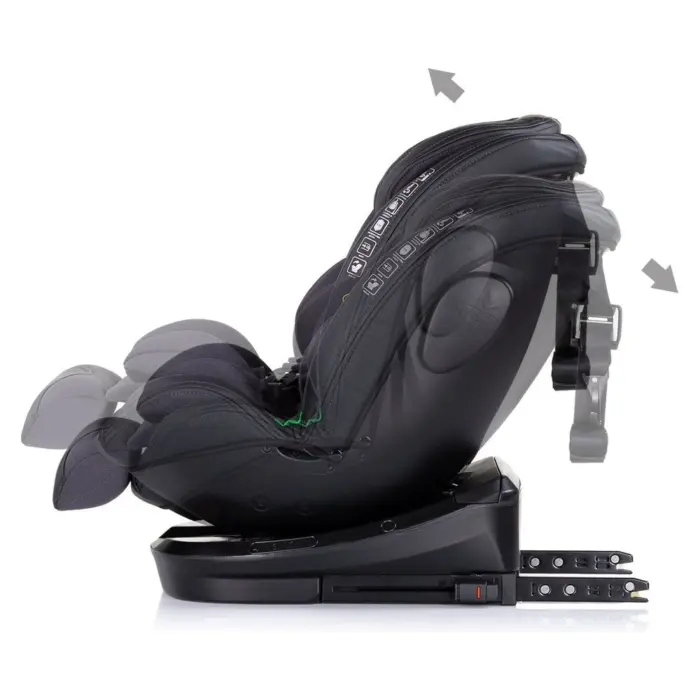 Karrige makine CHIPOLINO Hypnotic 360° i-Size me ISOFIX, 40-150 cm, antracit, STKHYP0253AN
