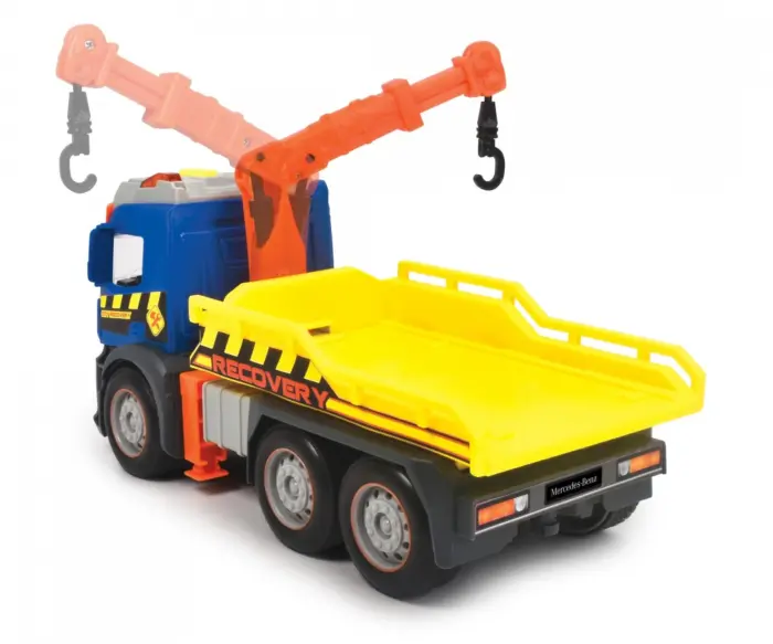 Dickie Toys Mercedes tow truck 26 cm with car, light and sound – image 3