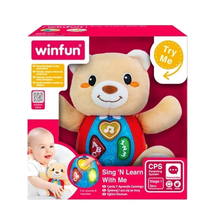 Winfun Ari muzikor pelushi Sing 'N Learn With Me, me butona që ndriçojnë – foto 2