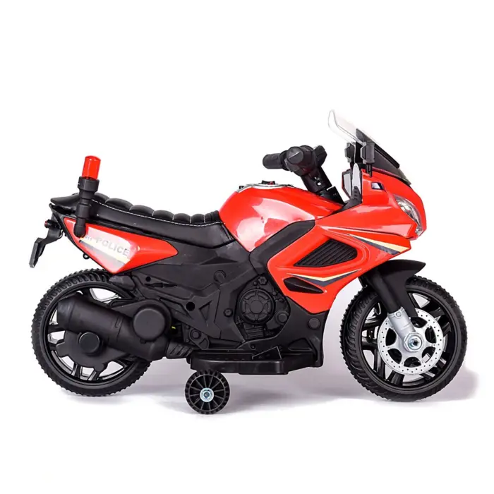 Motor me bateri Chipolino Patrol 6 V, i kuq, në stil policie