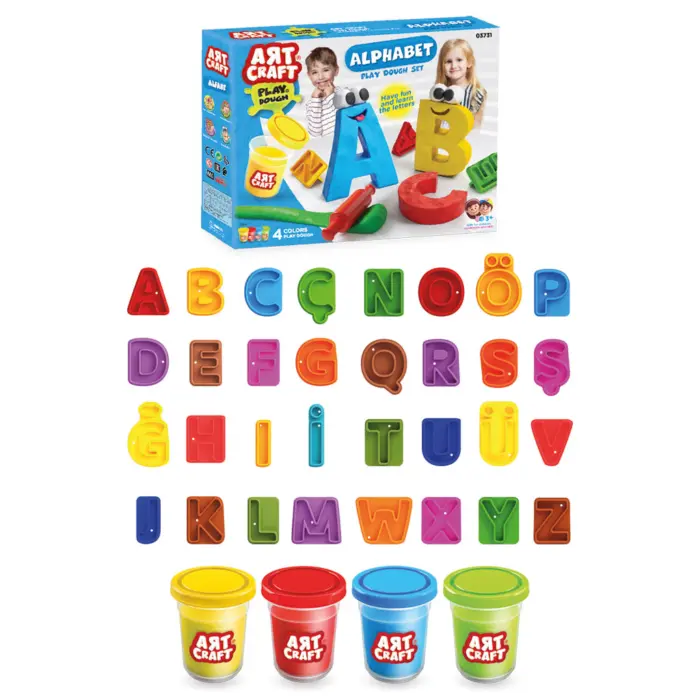 SET PLASTELINE 4 COPË SECILA 56 G