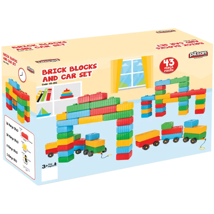 Plastic Brick Blocks