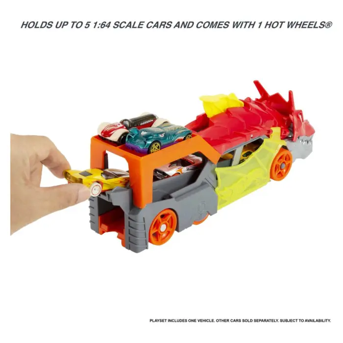 Hot Wheels City Transporter Dragon Launch