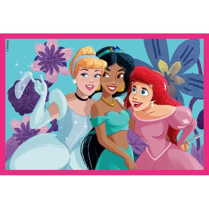 Clementoni Коцки сложувалка Disney Princess, 6 коцки и 6 слики – слика 3