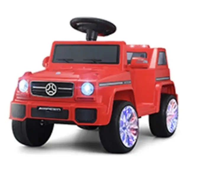 Детски џип Mercedes G-класа AMG со светла и музика, црвен