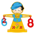 Educational Scale with numbers