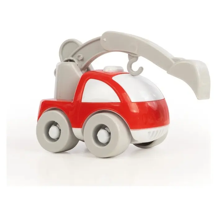 Automjet mini DOLU Ton Ton, kamion-ekskavator, i kuq, 5141